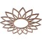 Ekena Millwork Daisy Wood Fretwork Pierced Ceiling Medallion, Wood (Paint Grade), 16"OD x 5 5/8"ID x 3/8"T CMWP16X16X0375DAMF - alternate 2